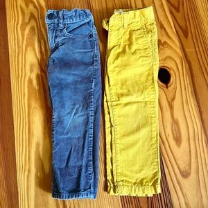 Bundle of 3T pants, two pairs, one BabyGap one Old Navy